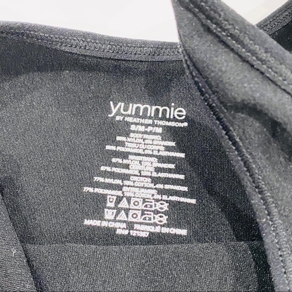 NWOT Yummie by Heather Thomson Ruby Scoop Neck Black Thong Bodysuit - Picture 5 of 7